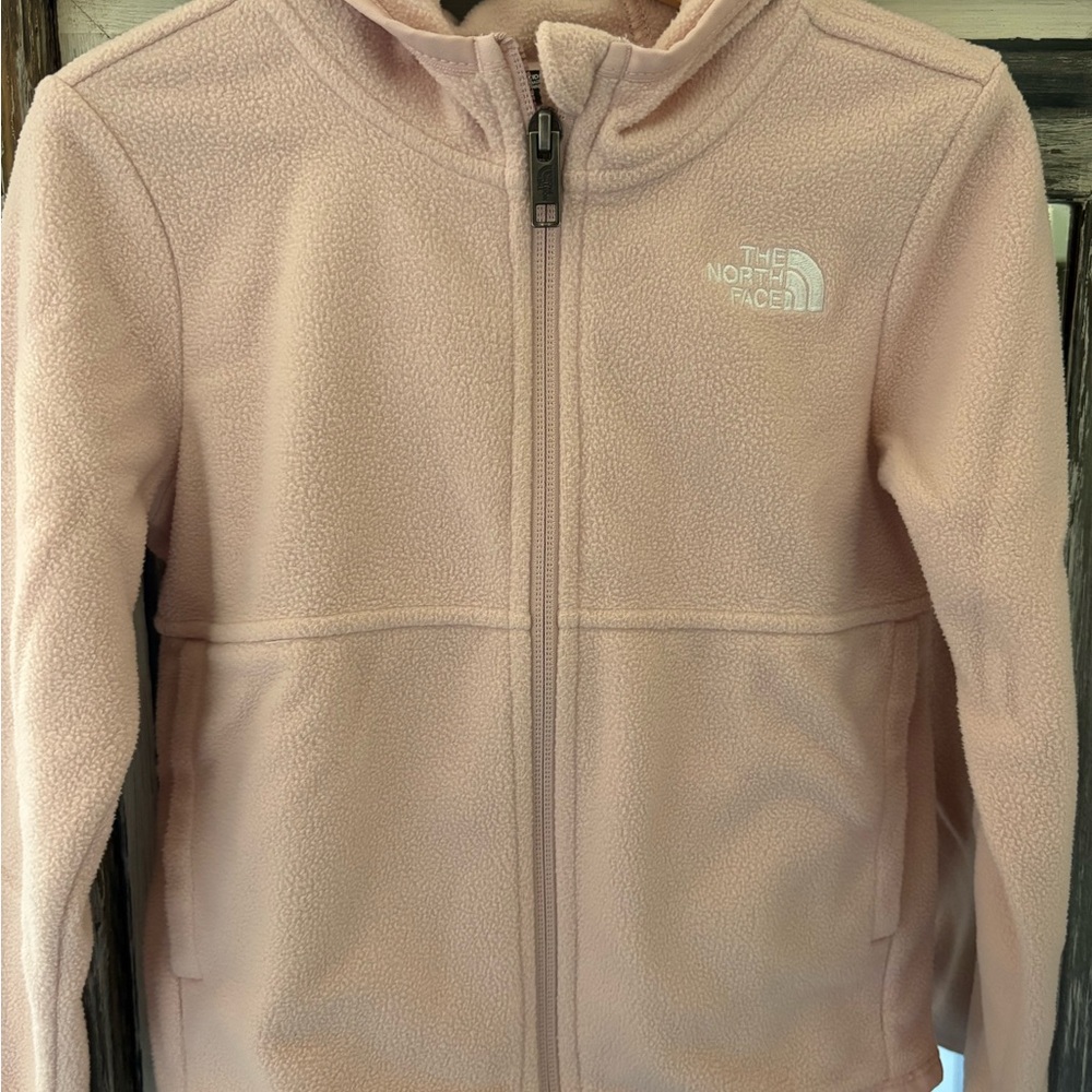 The North Face Kids Light Pink Fleece Hoodie